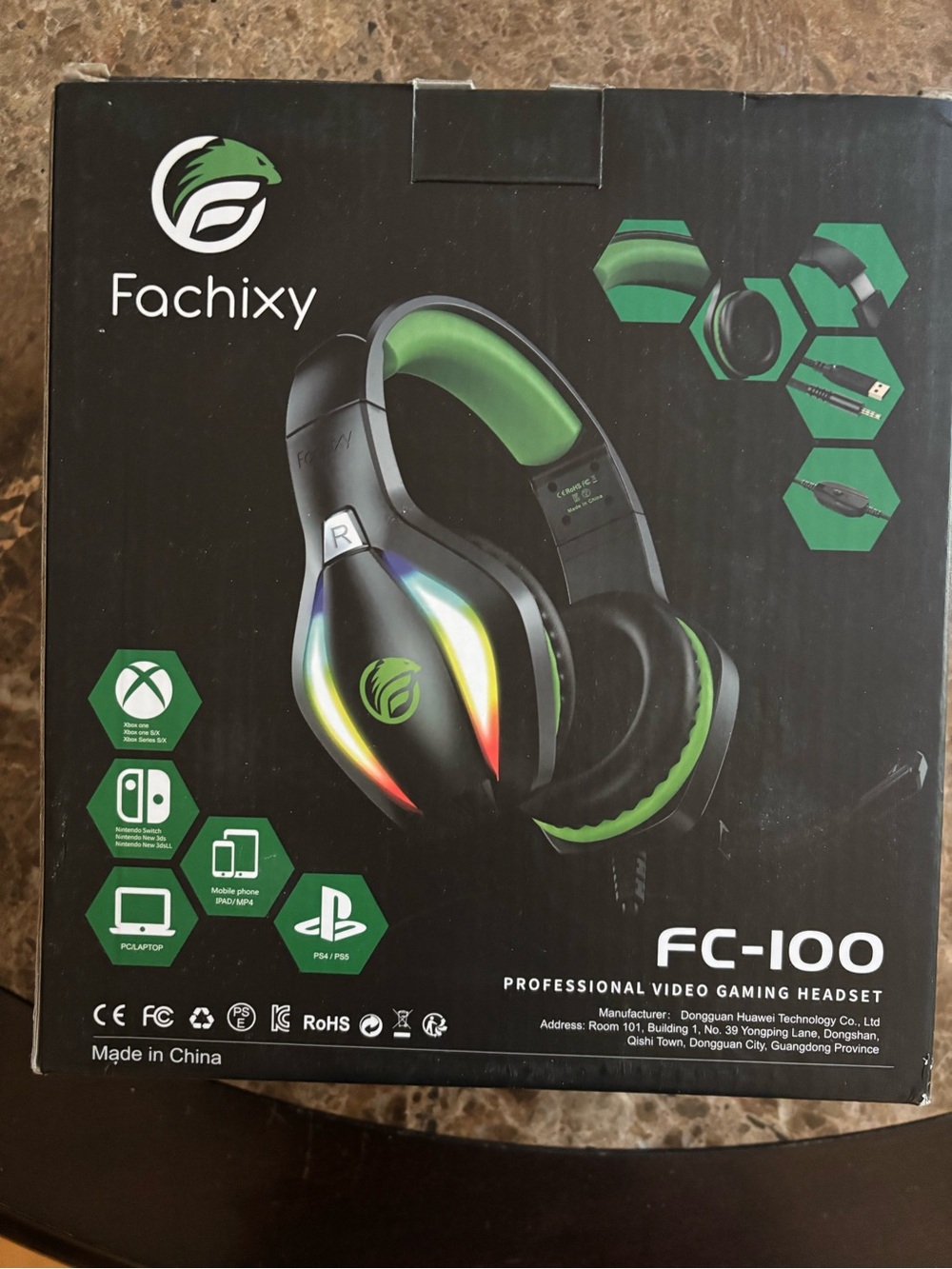 NIB Video game headset